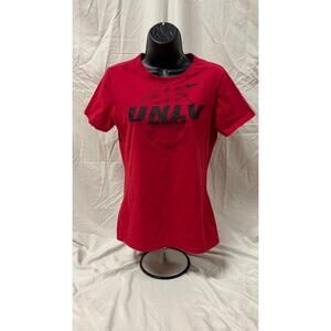 Nike Womens Slim Fit Shirt UNLV Runnin' Rebels Size Large (12-14)